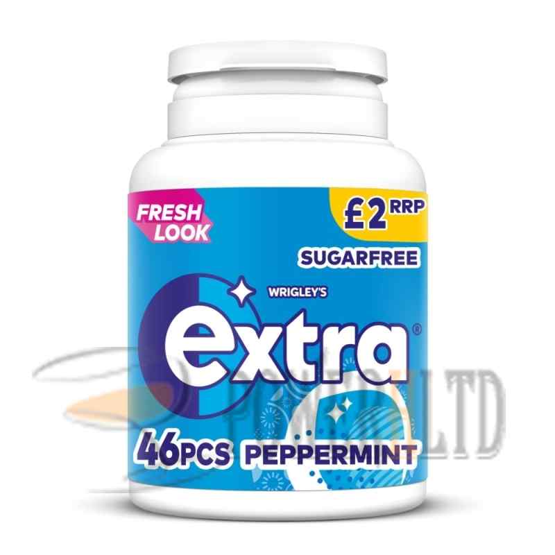 Extra Peppermint Chewing Gum Sugar Free £2 PMP Bottle 46 Pieces