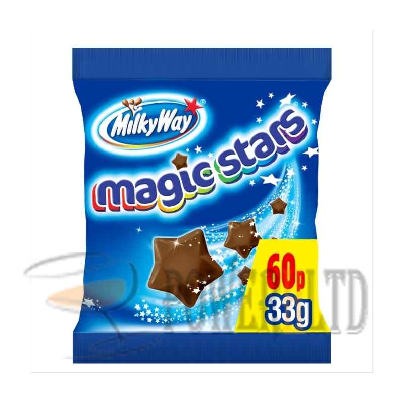 Milky Way Magic Stars Chocolate £0.60 PMP Bag 33g